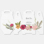 ガーデンフラワー ブライダルシャワー 感謝祭りのお礼の品 フェイバーボックス (見開き)