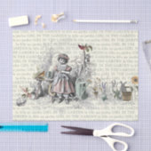 ガーデンフランスのガール花の散水が分離できる 薄葉紙 (クラフト)