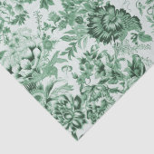 ガーデンフランスのトワルドジュイグリーン 薄葉紙 (詳細)