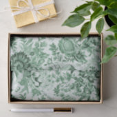 ガーデンフランスのトワルドジュイグリーン 薄葉紙 (ギフト)