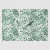 ガーデンフランスのトワルドジュイグリーン 薄葉紙 (正面)