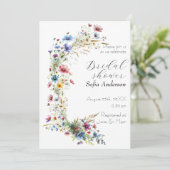 ガーデンフランスのパーティーフラワー招待状 招待状 (スタンド正面)