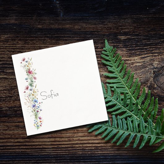 ガーデンフランスのパーティー花名 スタンダードカクテルナプキン