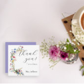 ガーデンフランスのパーティー花 サンキューカード