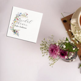 ガーデンフランスのパーティー花 スタンダードカクテルナプキン