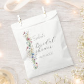 ガーデンフランスのパーティー花 フェイバーバッグ (クリップ留めされた状態)