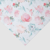 ガーデンフランスのフローラピンク牡丹パタ結婚ーン 薄葉紙 (詳細)