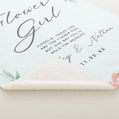 ガーデンフランスのフローラ牡丹フラワーガール引用文 シェルパブランケット (3/4)