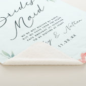 ガーデンフランスのフローラ牡丹マイブリーズメイド引用文 シェルパブランケット (3/4)