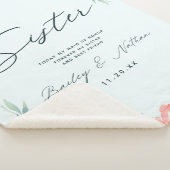 ガーデンフランスのフローラ牡丹姉妹結婚の引用文 シェルパブランケット (3/4)