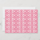 ガーデンフランスのブライダルティーパーティー 招待状 (裏面)