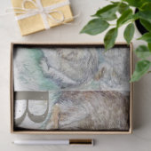 ガーデンフランスのヴィンテージバニーラビットデカップタイプ 薄葉紙 (ギフト)