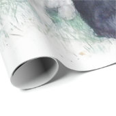 ガーデンフランスのヴィンテージバニーラビットデクページ ラッピングペーパー (ロールコーナー)