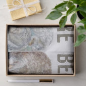 ガーデンフランスのヴィンテージバニーラビットデクページ 薄葉紙 (ギフト)