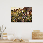 ガーデンフランスの – アンオットー・スターク絵画ズ ポスター (キッチン)