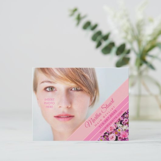 ガーデンフランスの- 案内ポストカード (スタンド正面)