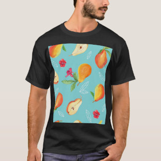ガーデンフルーツ:水色ブルー。 Tシャツ