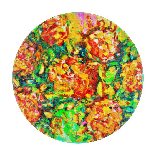 ガーデンフレッシュパターンアート カッティングボード (正面)