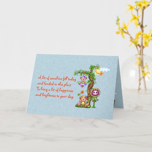 ガーデンフレンズPixel Art カード (黄色い花)