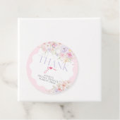 ガーデンフローラウェーブワイルドフラワーモダンブライダルシャワー フェイバータグ (インサイチュ)