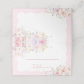 ガーデンフローラウェーブワイルドフラワーモダンブライダルシャワー プレイスカード (外部開封)