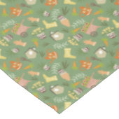 ガーデンフローラグリーン テーブルクロス (アングル)