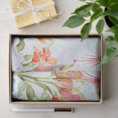 ガーデンフローラハミングバードウォーター色の切り離し 薄葉紙 (ギフト)