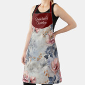 ガーデンフローラパーソナライズされたオールオーバープリント エプロン (インサイチュ)