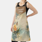 ガーデンフローラパーソナライズされたオールオーバープリント エプロン (インサイチュ)