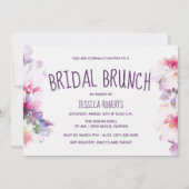 ガーデンフローラブライダルブルンチブライダルシャワーパーティー 招待状 (正面)