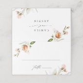 ガーデンフローラブーケウォーター結婚カラー プレイスカード (外部開封)