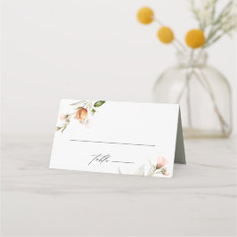 ガーデンフローラブーケウォーター結婚カラー プレイスカード