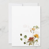 ガーデンフローラベビーシャワー招待状 招待状 (裏面)