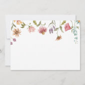 ガーデンフローラリトルワイルドフラワーありがとう サンキューカード (裏面)