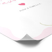 ガーデンフローラワイルドフラワーモダンブライダルの恩恵 ポスター (角)