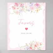 ガーデンフローラワイルドフラワーモダンブライダルの恩恵 ポスター (正面)