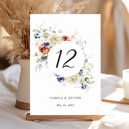 ガーデンフローラ円結婚枠 テーブルナンバー