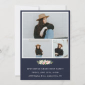 ガーデンフローラ卒業写真招待状 招待状 (裏面)