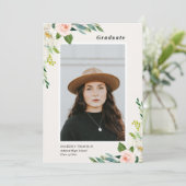 ガーデンフローラ卒業写真招待状 招待状 (スタンド正面)