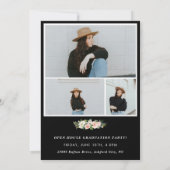 ガーデンフローラ卒業写真招待状 招待状 (裏面)