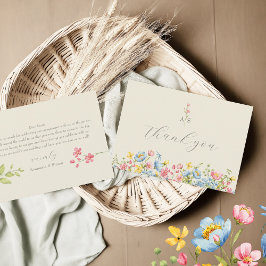 ガーデンフローラ婚約 サンキューカード