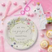 ガーデンフローラ我々は婚約したパーティー ペーパープレート (パーティー)