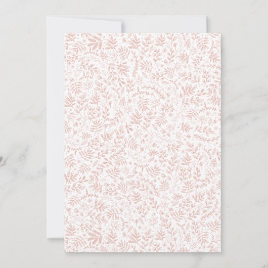 ガーデンフローラ誕生発表 案内状 (裏面)