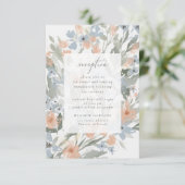 ガーデンフローリッシュ披露宴挿入カード 出欠カード (スタンド正面)