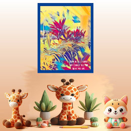 ガーデンブッシュインスパイアズ引用文ウォール抽象芸術アールデコ ポスター