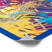 ガーデンブッシュインスパイアズ引用文ウォール抽象芸術アールデコ ポスター (角)