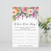 ガーデンブライダルシャワーゲームプリント (スタンド正面)