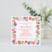 ガーデンブライダルシャワー招待 招待状 (スタンド正面)