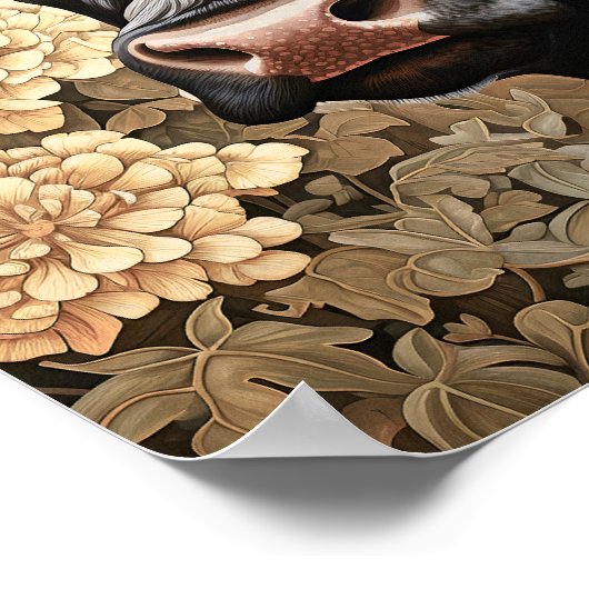 ガーデンブラックカウズ ポスター (角)