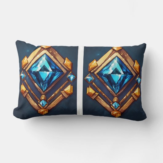 「ガーデンブリス花枕サイン」 ランバークッション (正面)